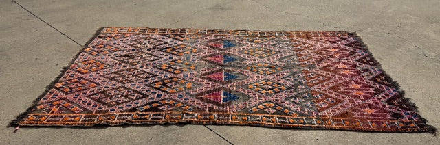 Vintage Moroccan Rug #2  75" W x 121" L