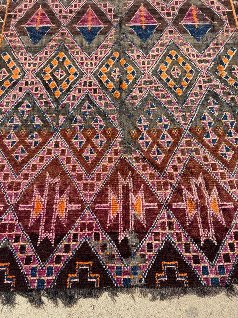 Vintage Moroccan Rug #2  75" W x 121" L