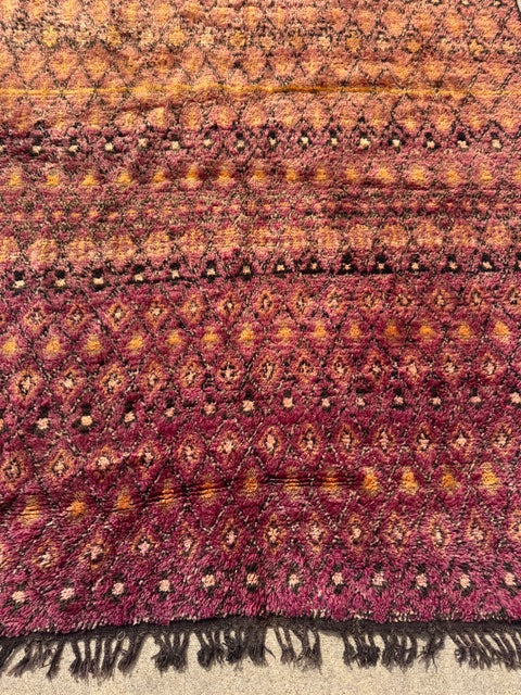 Vintage Moroccan Rug #3 74.5" W x 126" L