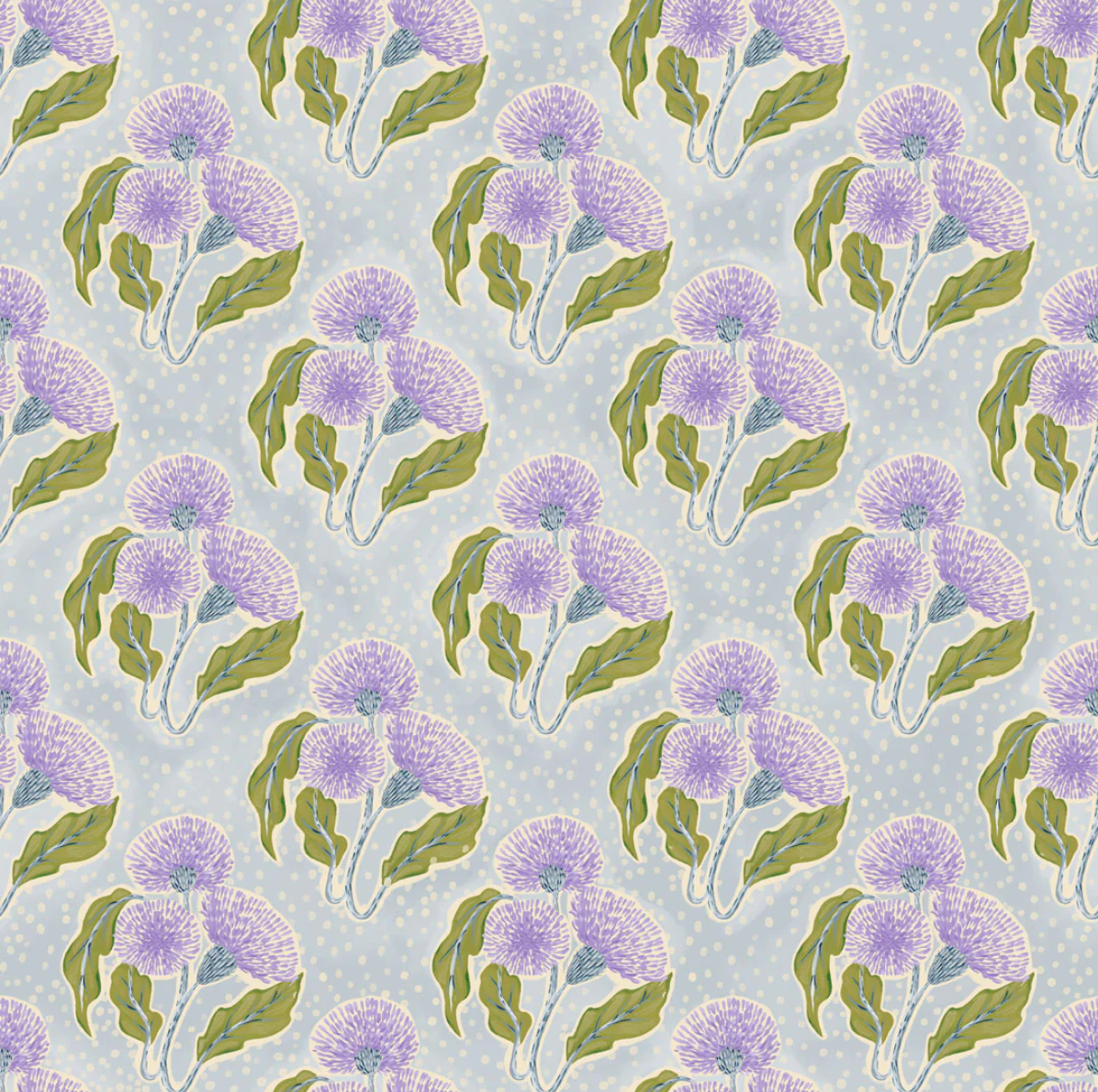 Supply Thistle in Sky & Lilac - WP