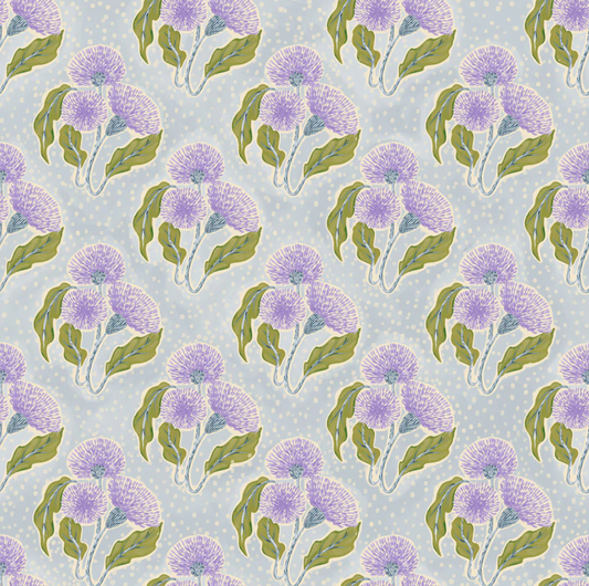 Supply Thistle in Sky & Lilac - WP