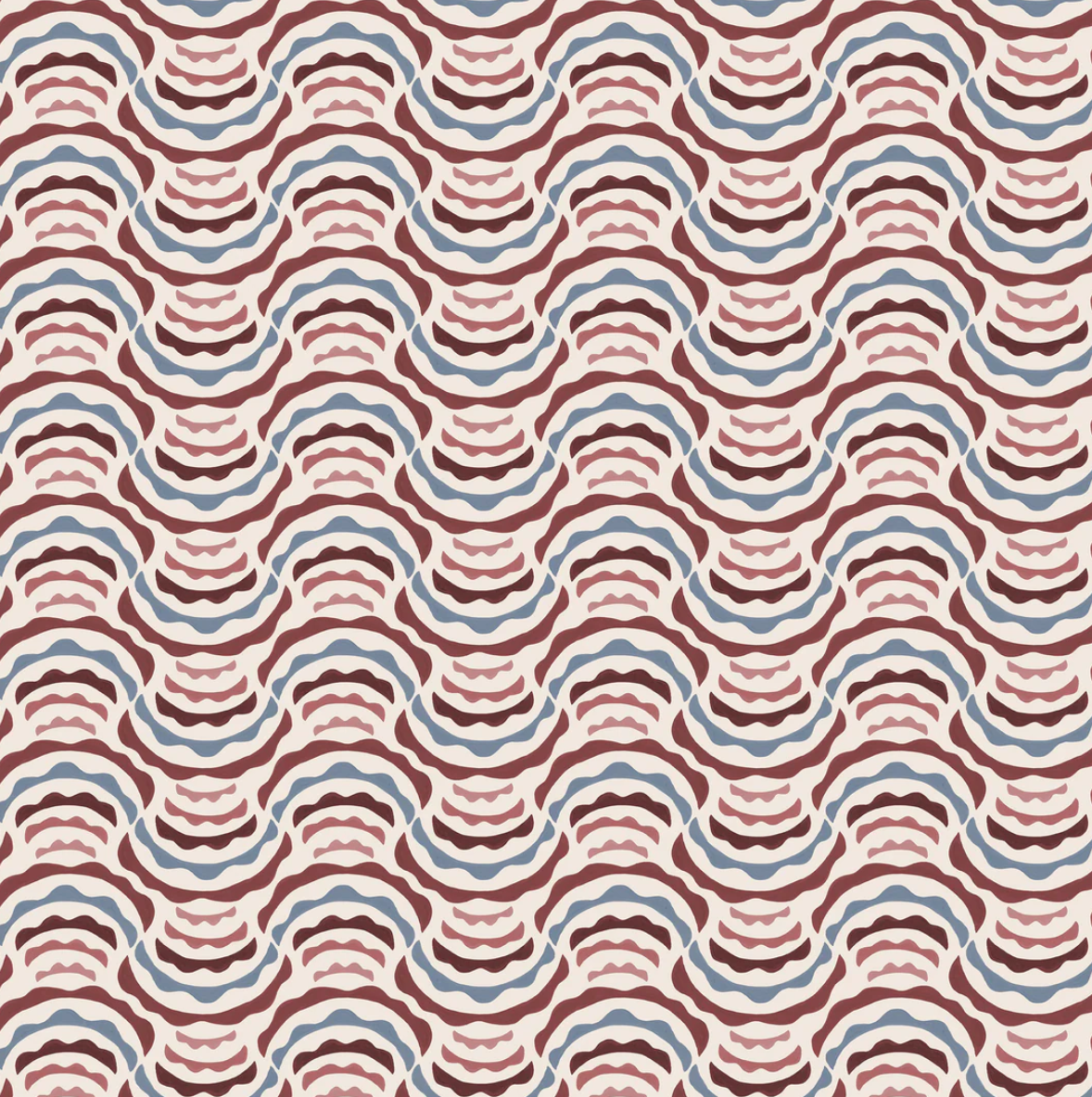 Pati Cascino Marola in Aubergine and Blue