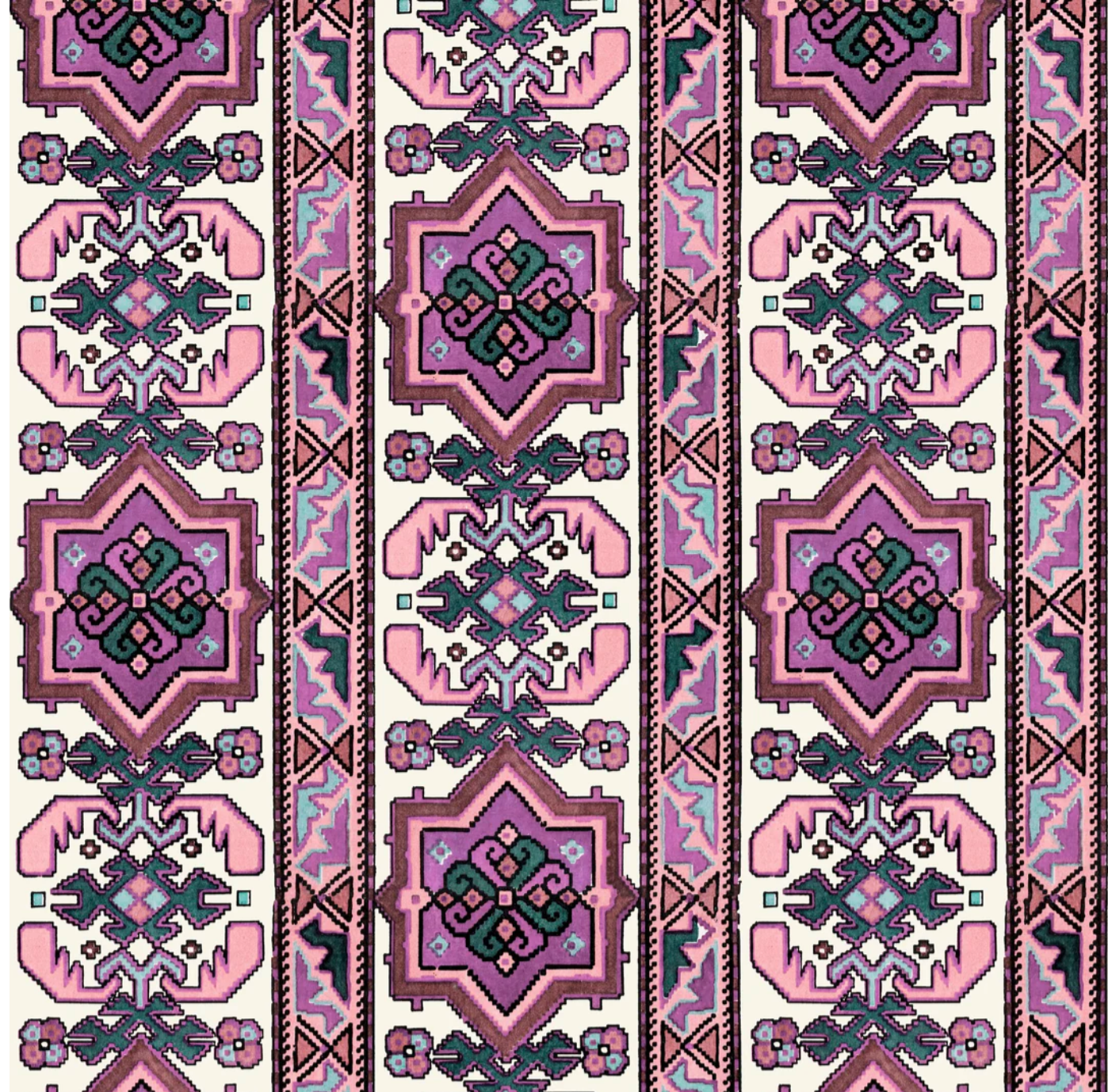 Supply Tapestry in Fuchsia - F