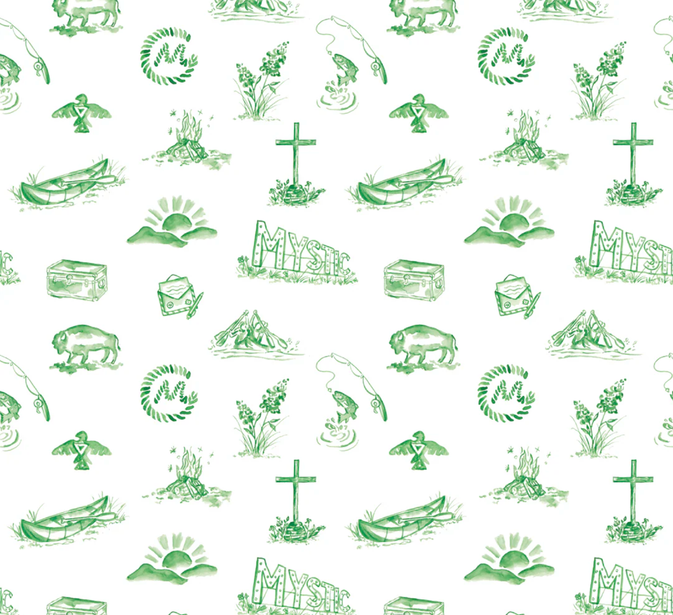 Mystic Toile Wallpaper