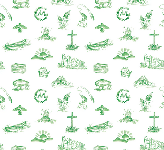 Mystic Toile Fabric